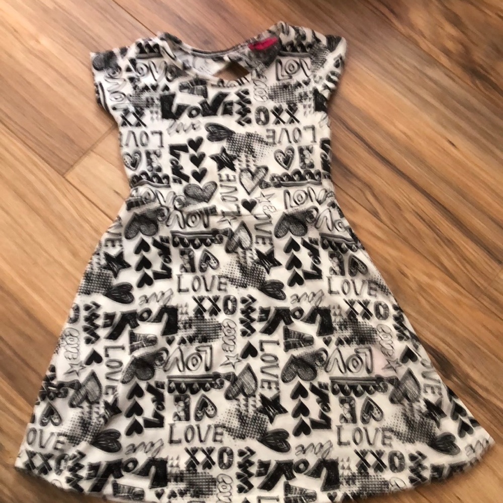 Black and white dress
